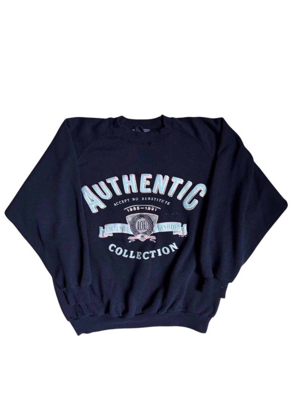 IOU Vintahe 1991 Crew Sweatshirt (Navy) - Small